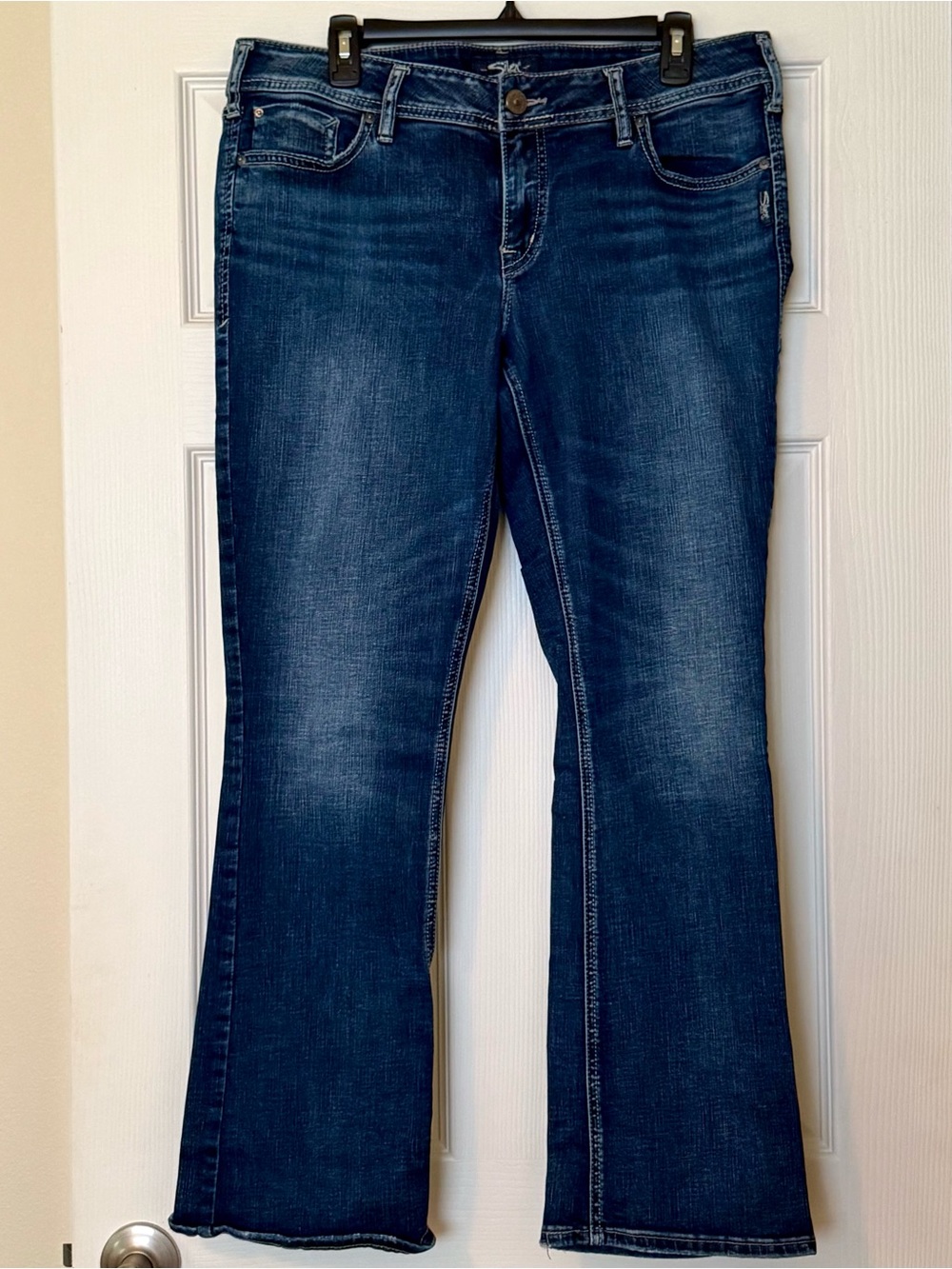 Silver Jeans Dark Indigo Bootcut with Subtle Fade